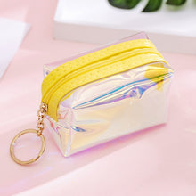 Load image into Gallery viewer, holographic transparent coin purse