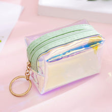 Load image into Gallery viewer, holographic transparent coin purse