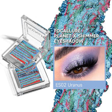 Load image into Gallery viewer, focallure planet shimmer eyeshadow with glitter flecks