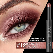 Load image into Gallery viewer, FOCALLURE Metallic Eyes Shimmer Cream Eyeshadow Stick
