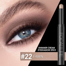 Load image into Gallery viewer, FOCALLURE Metallic Eyes Shimmer Cream Eyeshadow Stick