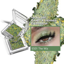 Load image into Gallery viewer, focallure planet shimmer eyeshadow with glitter flecks