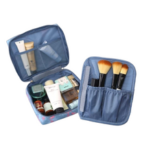 Load image into Gallery viewer, Travel Makeup Cosmetic Organizer Bag Flamingo