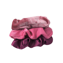 Load image into Gallery viewer, Blush Pink Hair Scrunchies