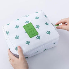 Load image into Gallery viewer, Travel Makeup Cosmetic Organizer Bag Cactus