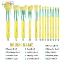 Load image into Gallery viewer, face makeup brush set docolor