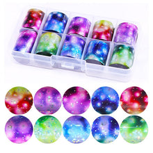 Load image into Gallery viewer, BORN PRETTY Holographic Nail Foil Box Set 10 pcs