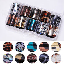 Load image into Gallery viewer, BORN PRETTY Holographic Nail Foil Box Set 10 pcs