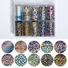 Load image into Gallery viewer, BORN PRETTY Holographic Nail Foil Box Set 10 pcs