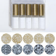 Load image into Gallery viewer, BORN PRETTY Holographic Nail Foil Box Set 10 pcs