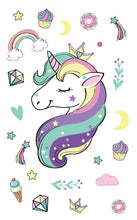 Load image into Gallery viewer, Magical Unicorns Temporary Tattoo Sticker