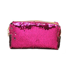 Load image into Gallery viewer, Colour Shifting Sequin Makeup Bag