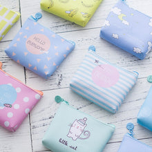 Load image into Gallery viewer, Cute PU Leather Zip Coin Purses