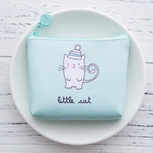 Load image into Gallery viewer, Cute PU Leather Zip Coin Purses