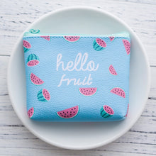 Load image into Gallery viewer, Cute PU Leather Zip Coin Purses