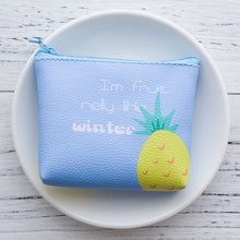 Load image into Gallery viewer, Cute PU Leather Zip Coin Purses