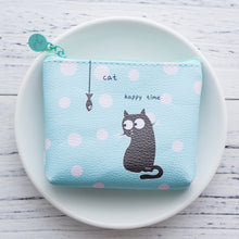 Load image into Gallery viewer, Cute PU Leather Zip Coin Purses