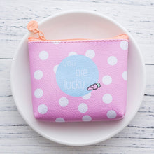 Load image into Gallery viewer, Cute PU Leather Zip Coin Purses
