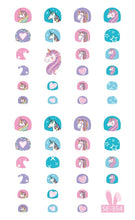 Load image into Gallery viewer, Unicorn Nail Art Stickers Decals