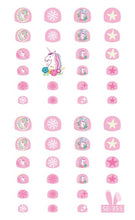 Load image into Gallery viewer, Unicorn Nail Art Stickers Decals