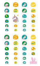 Load image into Gallery viewer, Unicorn Nail Art Stickers Decals