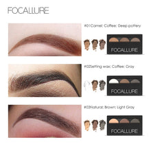 Load image into Gallery viewer, Focallure 3-Color Eyebrow Powder Palette