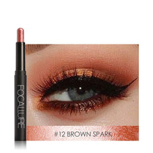 Load image into Gallery viewer, FOCALLURE Metallic Eyes Shimmer Cream Eyeshadow Stick