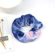 Load image into Gallery viewer, Tie-Dye Velvet Scrunchies