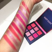 Load image into Gallery viewer, Beauty Glazed 9 Color Bold Eyeshadow Palette Berry