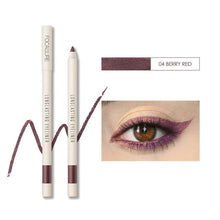 Load image into Gallery viewer, FOCALLURE Long Lasting Soft Gel Eyeliner Pencil Berry Red