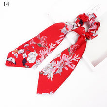 Load image into Gallery viewer, Floral Hair Scarf Scrunchie