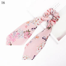 Load image into Gallery viewer, Floral Hair Scarf Scrunchie