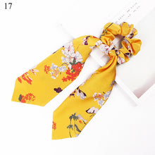 Load image into Gallery viewer, Floral Hair Scarf Scrunchie