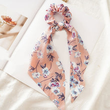 Load image into Gallery viewer, Floral Hair Scarf Scrunchie