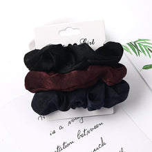 Load image into Gallery viewer, 3-Pack Satin Mini Hair Scrunchies