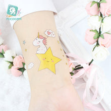Load image into Gallery viewer, Magical Unicorns Temporary Tattoo Sticker