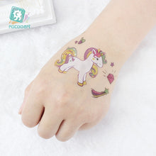 Load image into Gallery viewer, Magical Unicorns Temporary Tattoo Sticker