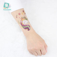 Load image into Gallery viewer, Magical Unicorns Temporary Tattoo Sticker