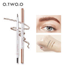 Load image into Gallery viewer, O.TWO.O Dual Ended Fine Tip Eyebrow Pencil