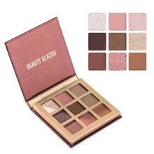 Load image into Gallery viewer, Beauty Glazed Chocolate 9 Color Eyeshadow Palette Collection