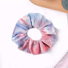 Load image into Gallery viewer, Tie-Dye Velvet Scrunchies