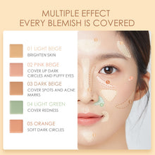 Load image into Gallery viewer, FOCALLURE 5-Color CC Concealer Palette