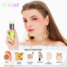 Load image into Gallery viewer, DOCOLOR Kabuki Foundation and Powder Makeup Brush Neon Green