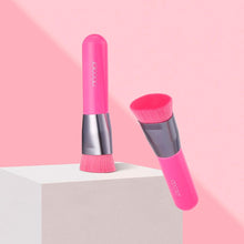 Load image into Gallery viewer, DOCOLOR Kabuki Foundation and Powder Makeup Brush Neon Hot Fuchsia