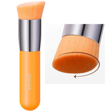 Load image into Gallery viewer, DOCOLOR Kabuki Foundation and Powder Makeup Brush Neon Orange