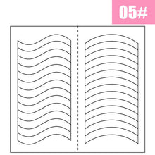 Load image into Gallery viewer, French Manicure Nail Art Tip Guides DIY