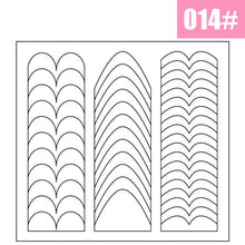 Load image into Gallery viewer, French Manicure Nail Art Tip Guides DIY