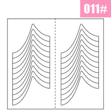 Load image into Gallery viewer, French Manicure Nail Art Tip Guides DIY