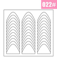 Load image into Gallery viewer, French Manicure Nail Art Tip Guides DIY