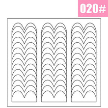 Load image into Gallery viewer, French Manicure Nail Art Tip Guides DIY